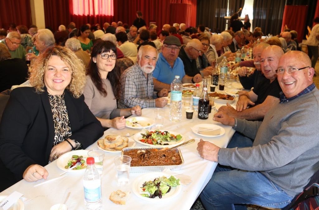 Celebrat el dinar de la Gent Gran de la Garrotxa 2023