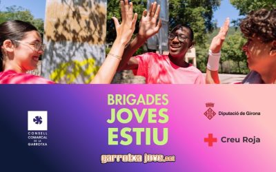 El jovent que participa en les Brigades Joves d’Estiu del Consell Comarcal de la Garrotxa s’inicia en primers auxilis de la mà de Creu Roja