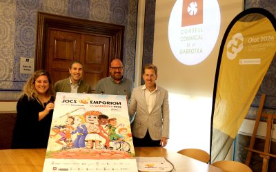 La Garrotxa presenta els JOCS EMPORION, que es desplegaran a la comarca del 15 al 17 de maig en la seva dotzena edició