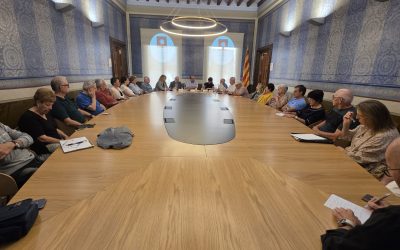 La gent gran de la Garrotxa trasllada les seves demandes al director general de la Gent Gran de la Generalitat de Catalunya